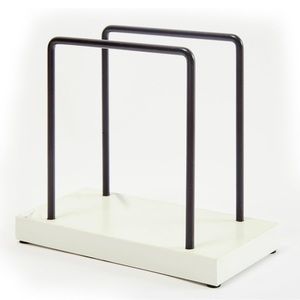 Napkin Holder with Metal Wire - White Farmhouse Napkins Holder Dispenser (White)